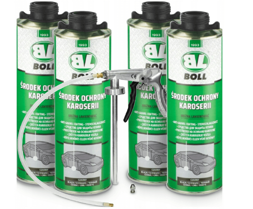 BOLL ZESTAW DO KONSERWACJI PODWOZIA 4x1L +PISTOLET